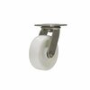 Vestil White Stainless Steel Swivel Nylon 6 x 2 Caster CST-BSS-6X2NY-S